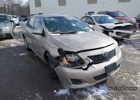 2009 Toyota Corolla Le из США, поврежденный, VIN 1NXBU40E19Z024745